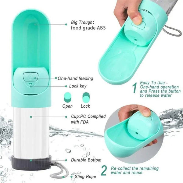 Portable Dog Drinker Bottle - Culinarywellbeing