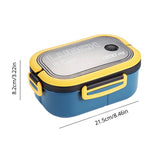 TheWellBeing™ Single Double-layer Lunch Box Portable Compartment - Culinarywellbeing