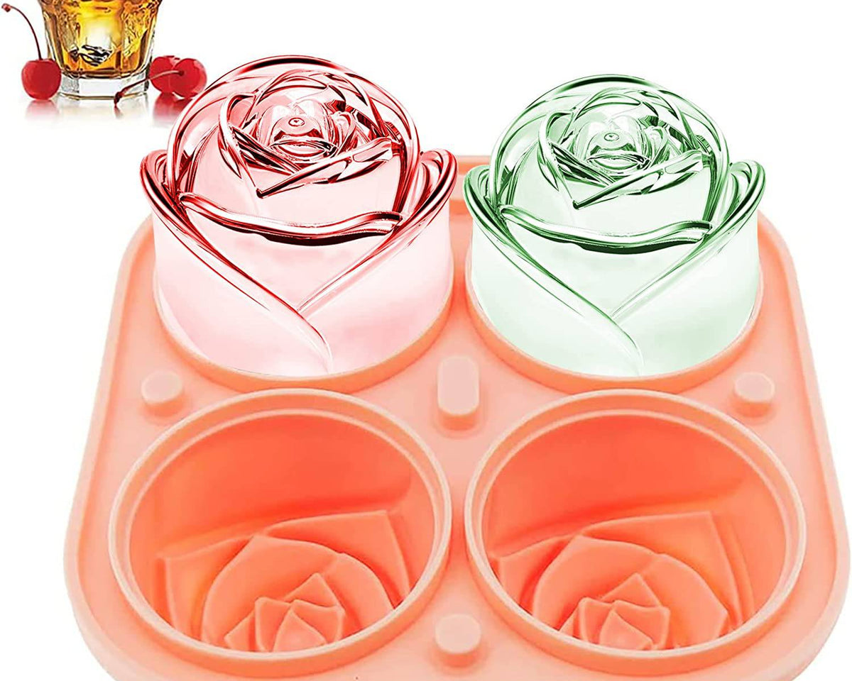 TheWellBeing™ 3D Rose Ice Molds - Culinarywellbeing