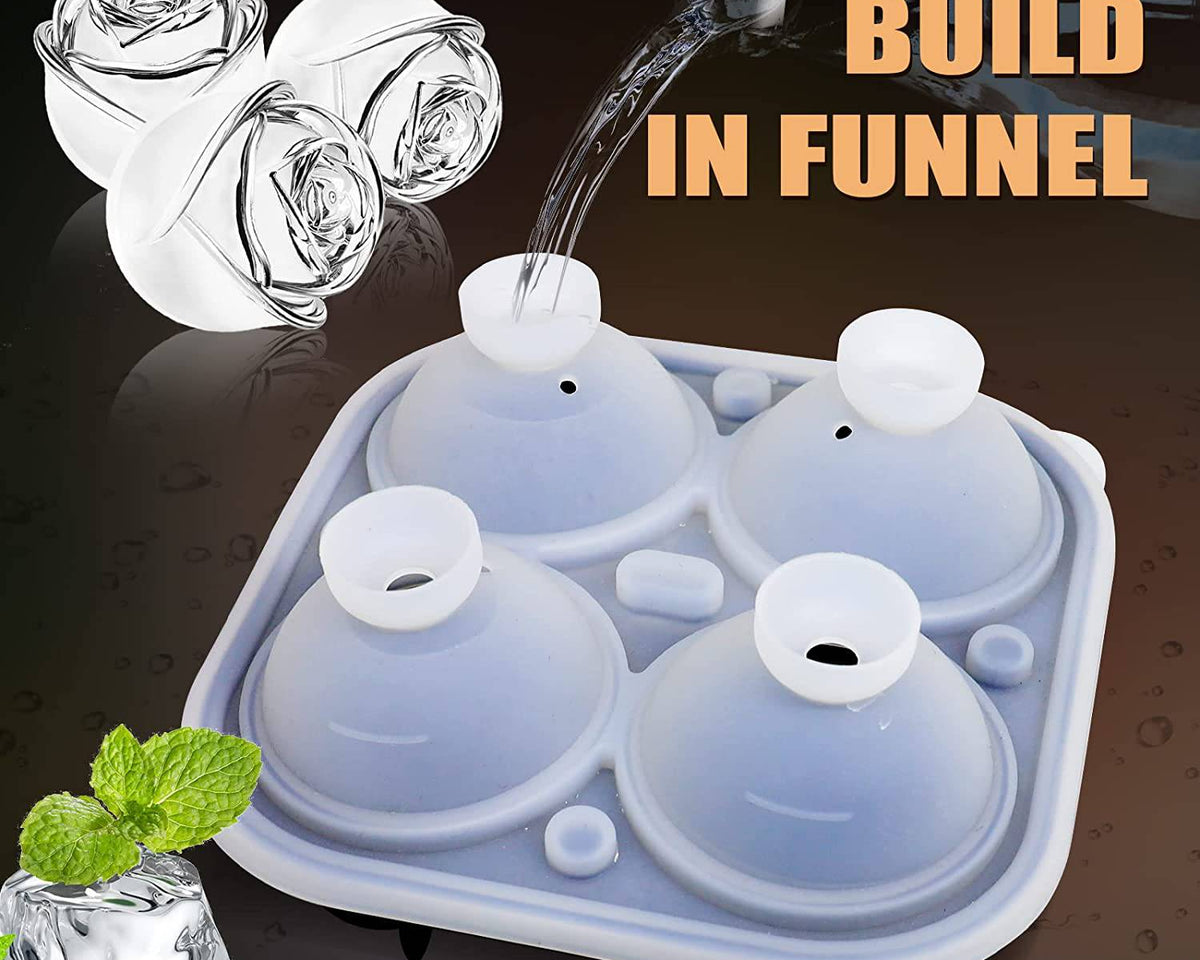 TheWellBeing™ 3D Rose Ice Molds - Culinarywellbeing