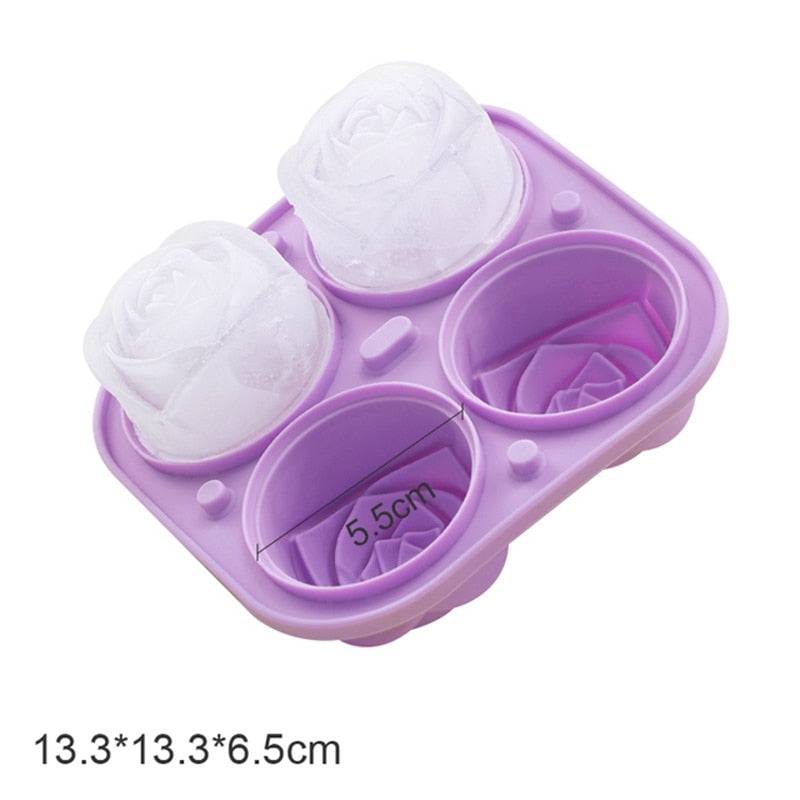 TheWellBeing™ 3D Rose Ice Molds - Culinarywellbeing