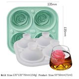 TheWellBeing™ 3D Rose Ice Molds - Culinarywellbeing