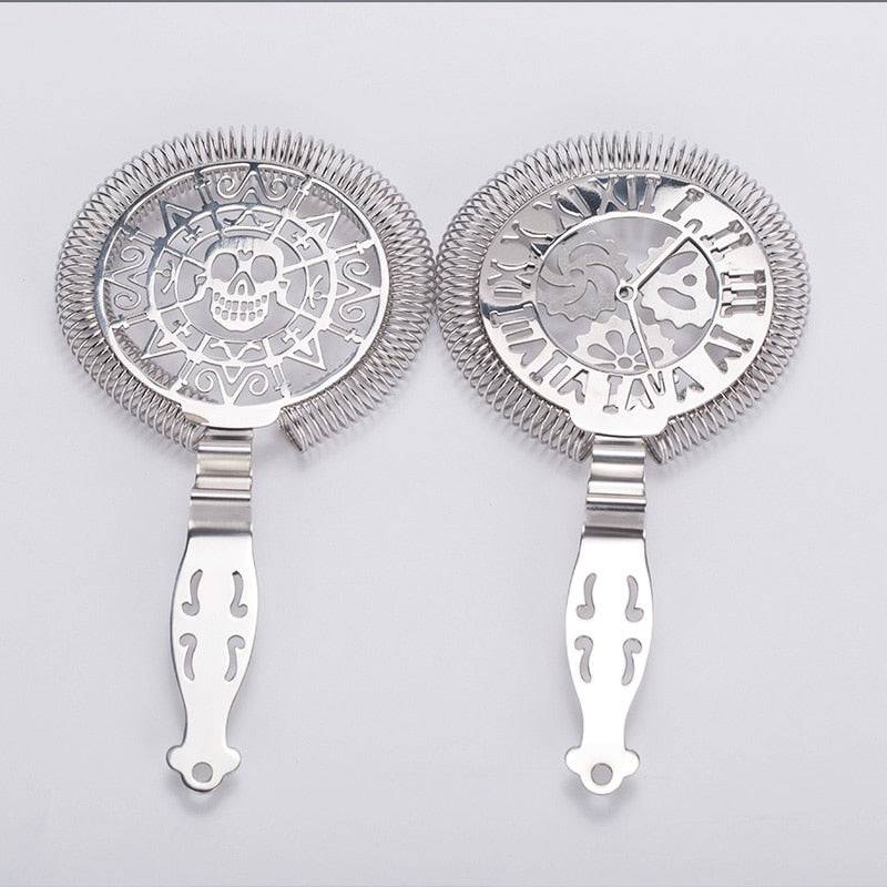 Cocktail Strainer Stainless Steel Mechanical Watch Bar Strainer Sprung