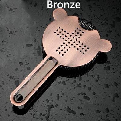 Skull And Mechanical Watch Bar Strainer Sprung Cocktail Strainer Stainless Steel Deluxe Strainer Bar Tools - Culinarywellbeing