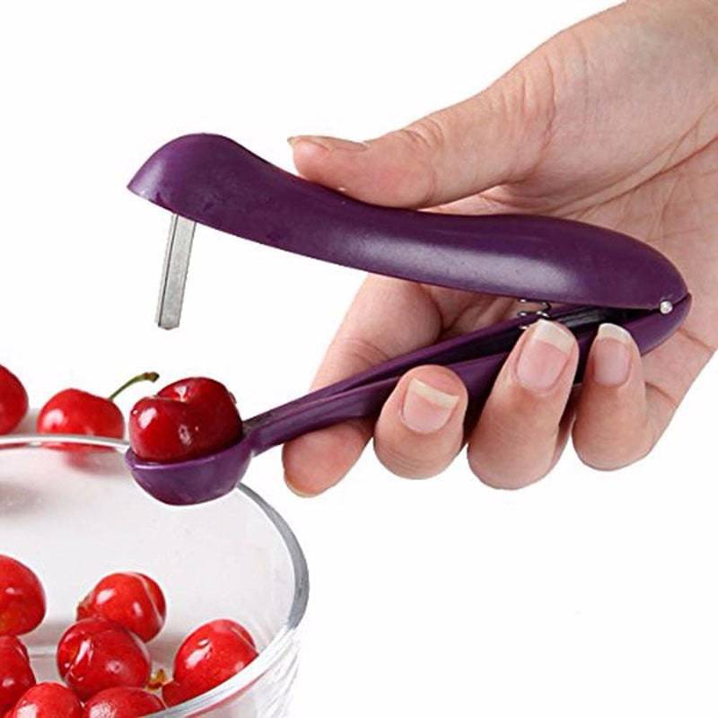 Cherry Fruit Kitchen Pitter Remover Olive Corer Seed Remove Pit Tool Gadge Vegetable Salad Tools - Culinarywellbeing