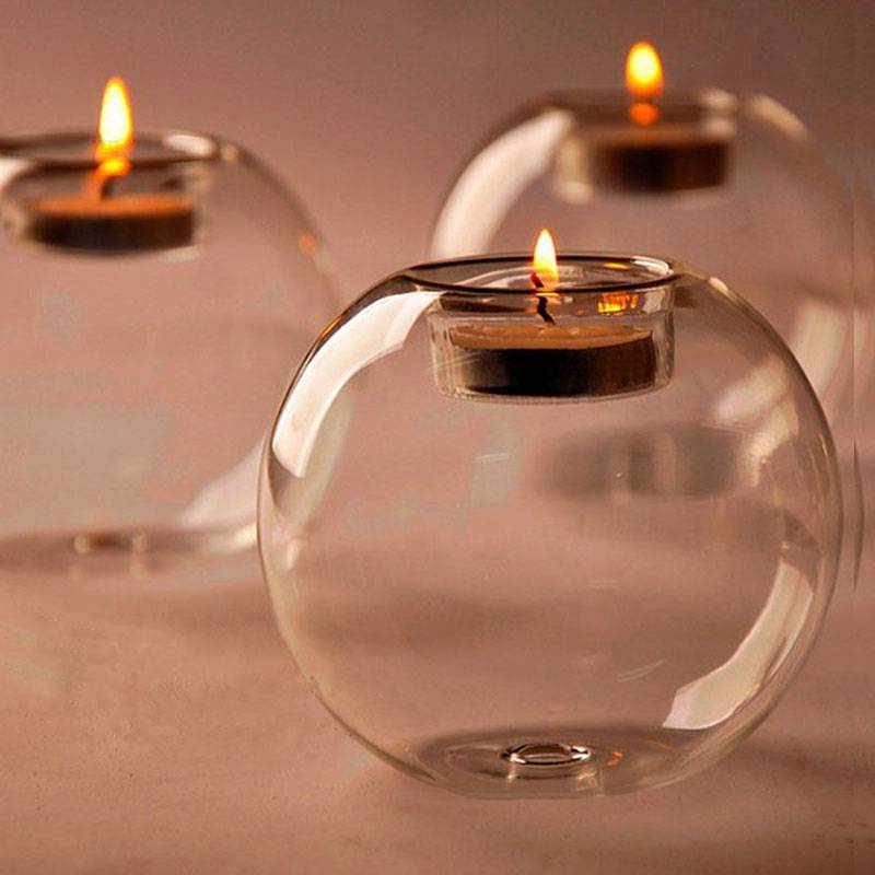 Glass Candle Holder Luxury home Decor with Our elegant European Crystal