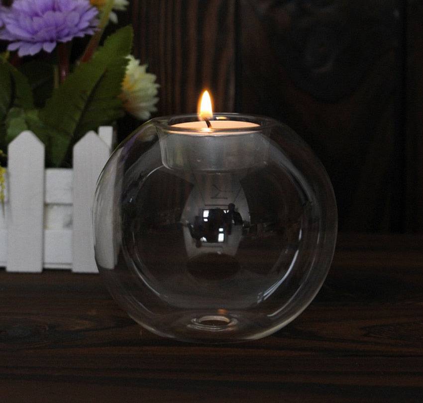 Glass Candle Holder Luxury home Decor with Our elegant European Crystal