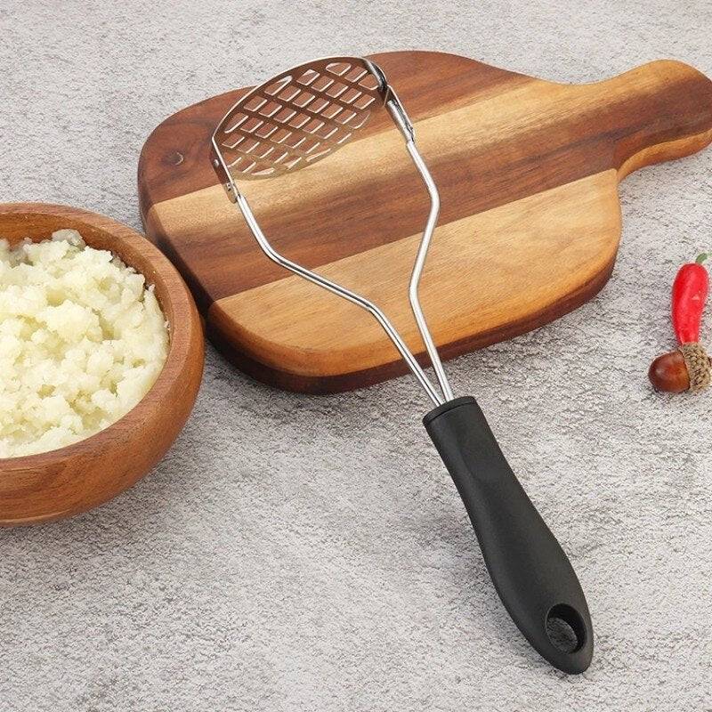 Kitchen Stainless Steel Potato Crusher Tool Garlic Juice Machine Manual Crusher Small Tool - Culinarywellbeing