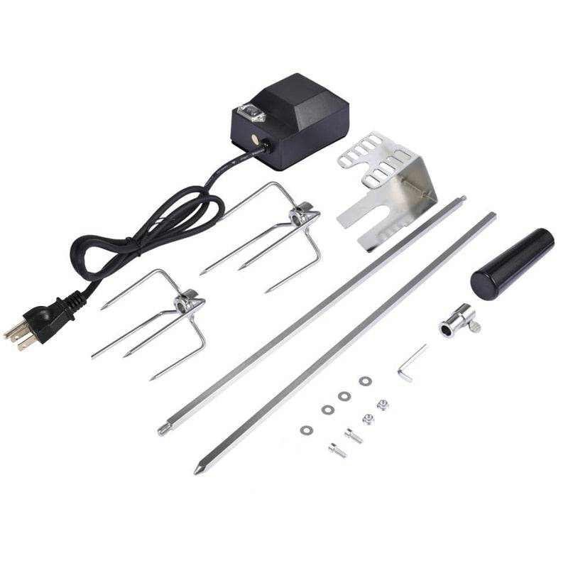 Universal Automatic Grill Rotisserie Kit w/ Electric Motor BBQ BracketMULTI-PURPOSE: The Universal Automatic Grill Set is an easy way to cook delicious BBQ, turkey and chicken.

Powerful Motor: Deluxe motor has on/off switch and auto rTheWellBeing1/ Electric Motor BBQ Bracket RoasterCulinaryWellBeing