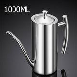 Stainless Steel Scrub Oil Pot Kitchen Oil Pot Sauce Vinegar Non-Drip D1. Made of 304 stainless steel, environmentally friendly, durable, safe, environmentally friendly and healthier.
2. The large-caliber flat-mouth design makes it easyTheWellBeing1Stainless Steel Scrub Oil Pot Kitchen Oil Pot Sauce VinegarCulinaryWellBeing