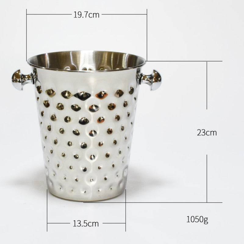 Ice Bucket Stainless Steel Champagne Luxury Vertical  RackTheWellBeing1Ice Bucket Stainless Steel Champagne Luxury Vertical RackCulinaryWellBeing