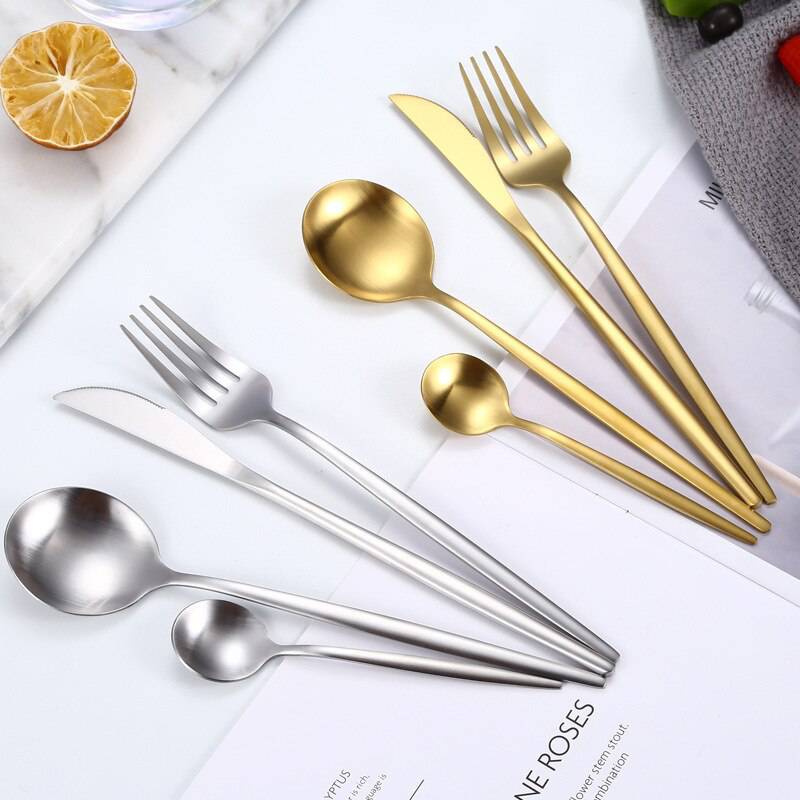 Portuguese Tableware Stainless Steel Knife Fork and Spoon Set Western 1. Light Luxury, smooth edge, made of thickened stainless steel material, with a thick handle and comfortable feel.
2. Stainless steel material, integrated molding, TheWellBeing1Spoon Set Western Food Hotel Steak KnifeCulinaryWellBeing