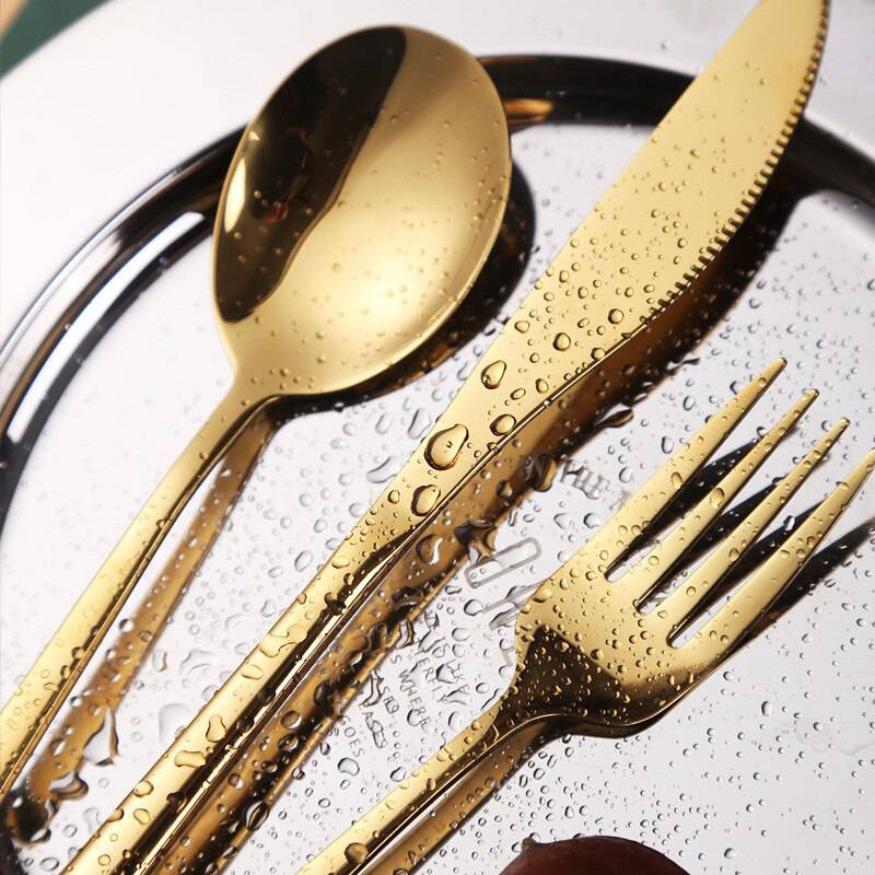 Portuguese Tableware Stainless Steel Knife Fork and Spoon Set Western 1. Light Luxury, smooth edge, made of thickened stainless steel material, with a thick handle and comfortable feel.
2. Stainless steel material, integrated molding, TheWellBeing1Spoon Set Western Food Hotel Steak KnifeCulinaryWellBeing