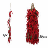 TheWellBeing™ Artificial Simulation Vegetables - Fake Chili Pepper Fruit for Photography Props and Home Decoration - Culinarywellbeing