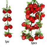 TheWellBeing™ Artificial Simulation Vegetables - Fake Chili Pepper Fruit for Photography Props and Home Decoration - Culinarywellbeing