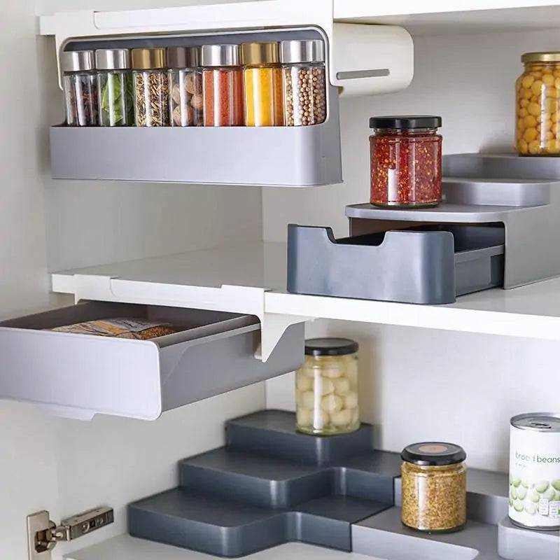 Kitchen Racks Wall Mounted - Space-Saving Spice Organizer