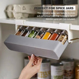 Kitchen Self-Adhesive Wall-Mounted Spice Organizer - Culinarywellbeing