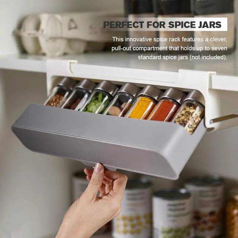 Kitchen Racks Wall Mounted - Space-Saving Spice Organizer