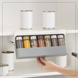 Kitchen Self-Adhesive Wall-Mounted Spice Organizer - Culinarywellbeing