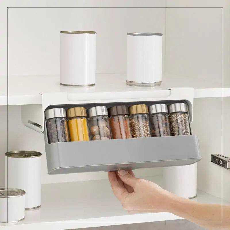 Kitchen Racks Wall Mounted - Space-Saving Spice Organizer