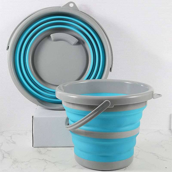 Collapsible Bucket Portable Folding Bucket Silicon - Culinarywellbeing