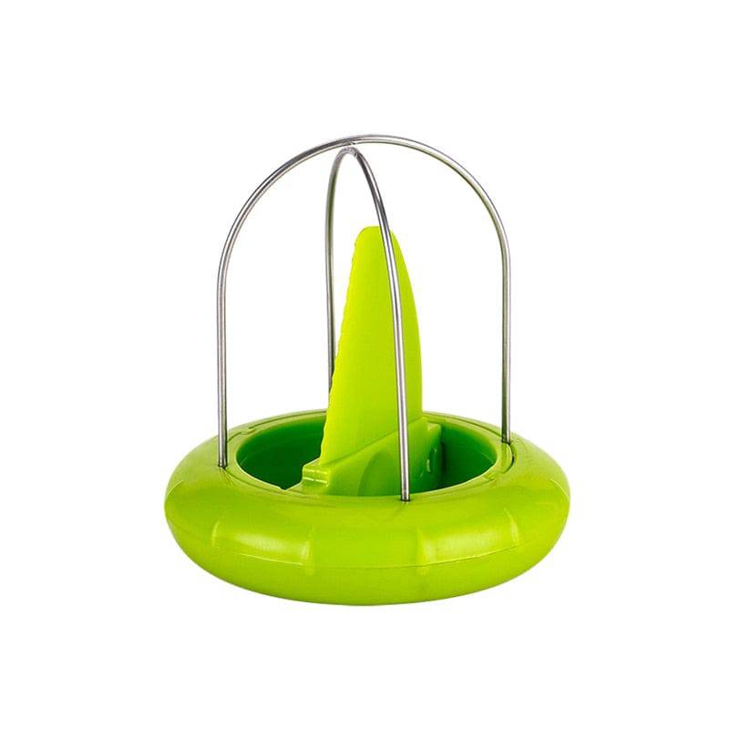 Kiwi Cutter Kitchen Detachable Creative Fruit Peeler in green, stainless steel and PP material, ideal for peeling fruits.