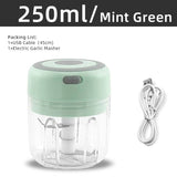 Electric Kitchen Food Chopper Mini Garlic Masher crusher USB Portable Meat Grinder Vegetable Chopper - Culinarywellbeing