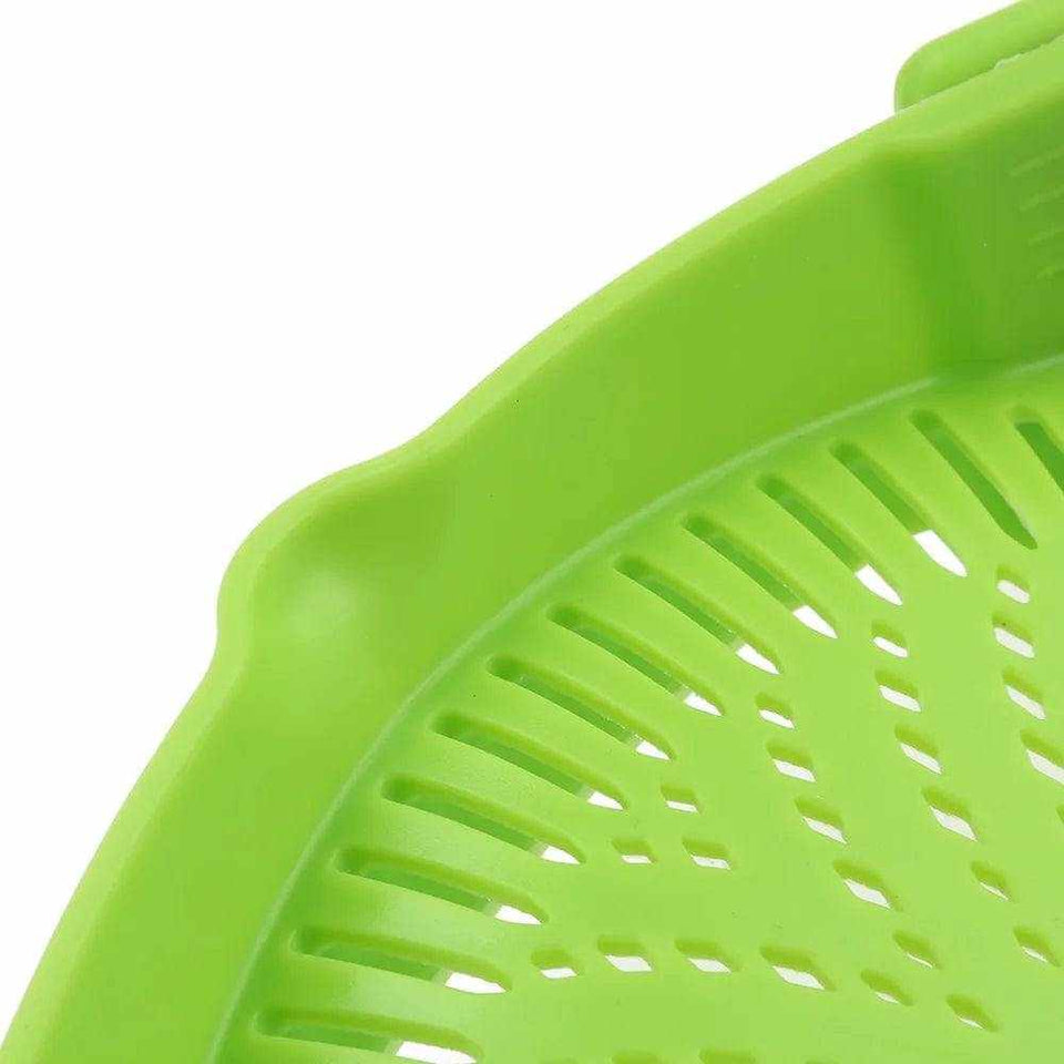 Vegetable Strainer - Silicone Snap N Strain Filter for Easy Cooking - Culinarywellbeing