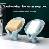 Soap Box Draining Soap Storage Rack Punch Free Suction Cup Personalized Cute Household Shelf Bathroom Artifact - Culinarywellbeing