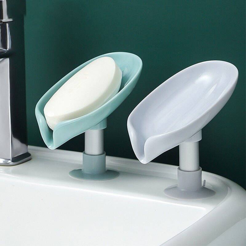 Soap Box Draining Soap Storage Rack Punch Free Suction Cup Personalized Cute Household Shelf Bathroom Artifact - Culinarywellbeing