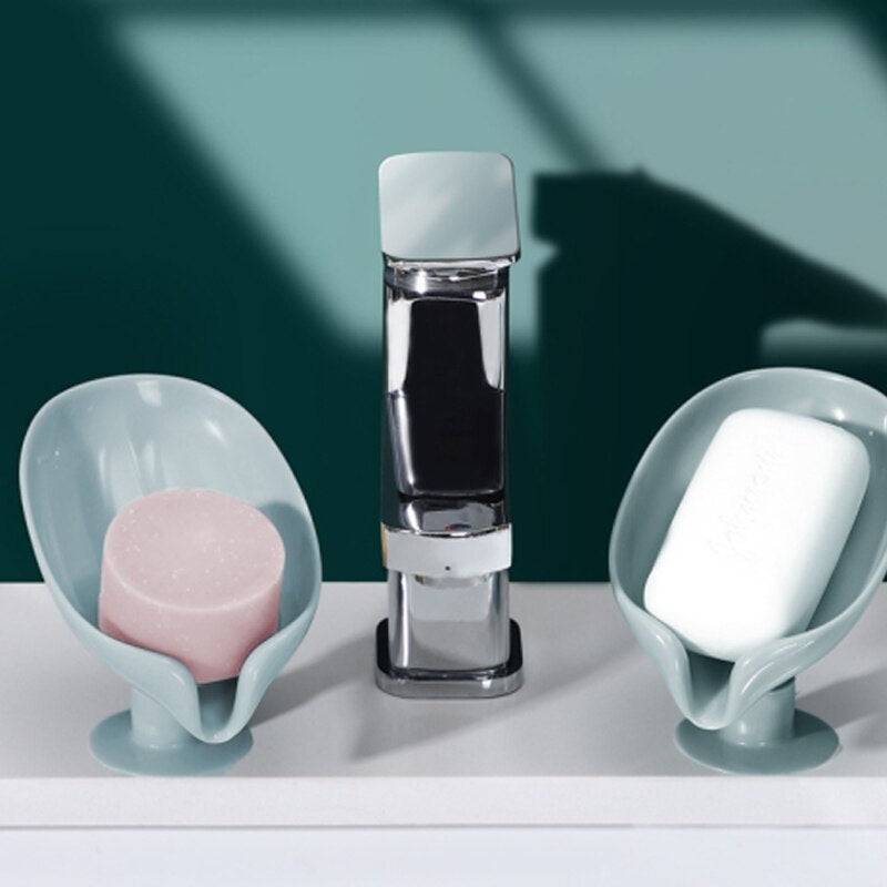 Soap Box Draining Soap Storage Rack Punch Free Suction Cup Personalize1. Leaching design, no water accumulation and

no residue, a guide strip in the middle of the blade design water flow from topto bottom, for your refreshing use
2.CaTheWellBeing1Soap Box Draining Soap Storage Rack Punch Free Suction Cup Personalized Cute Household Shelf Bathroom ArtifactCulinaryWellBeing