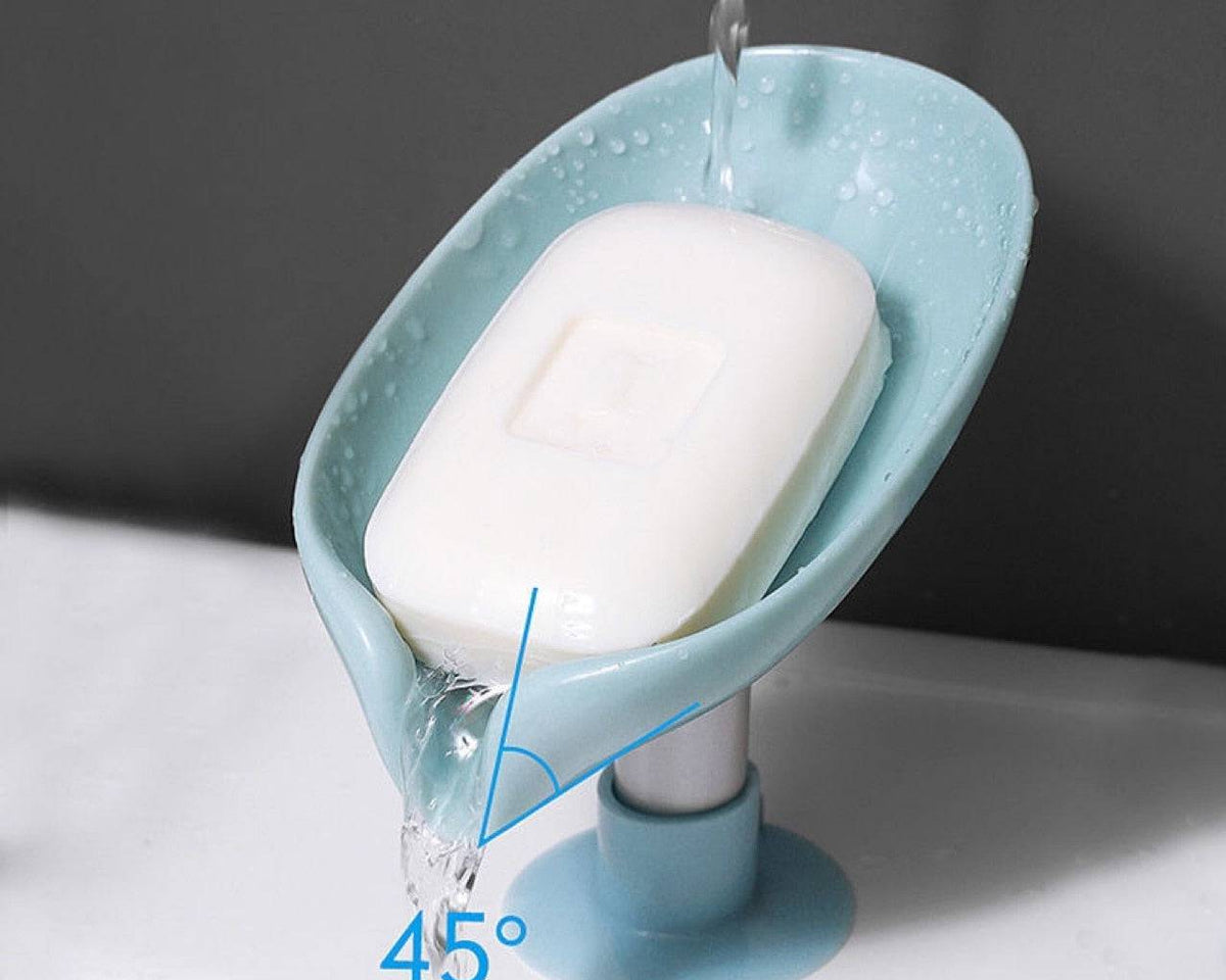 Soap Box Draining Soap Storage Rack Punch Free Suction Cup Personalize1. Leaching design, no water accumulation and

no residue, a guide strip in the middle of the blade design water flow from topto bottom, for your refreshing use
2.CaTheWellBeing1Soap Box Draining Soap Storage Rack Punch Free Suction Cup Personalized Cute Household Shelf Bathroom ArtifactCulinaryWellBeing