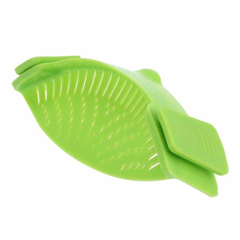 Vegetable Strainer - Silicone Snap N Strain Filter for Easy Cooking - Culinarywellbeing