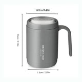 Creative PP Liner Drinking Cup Portable Office Large Capacity Covered Milk Coffee Cup Gift - Culinarywellbeing