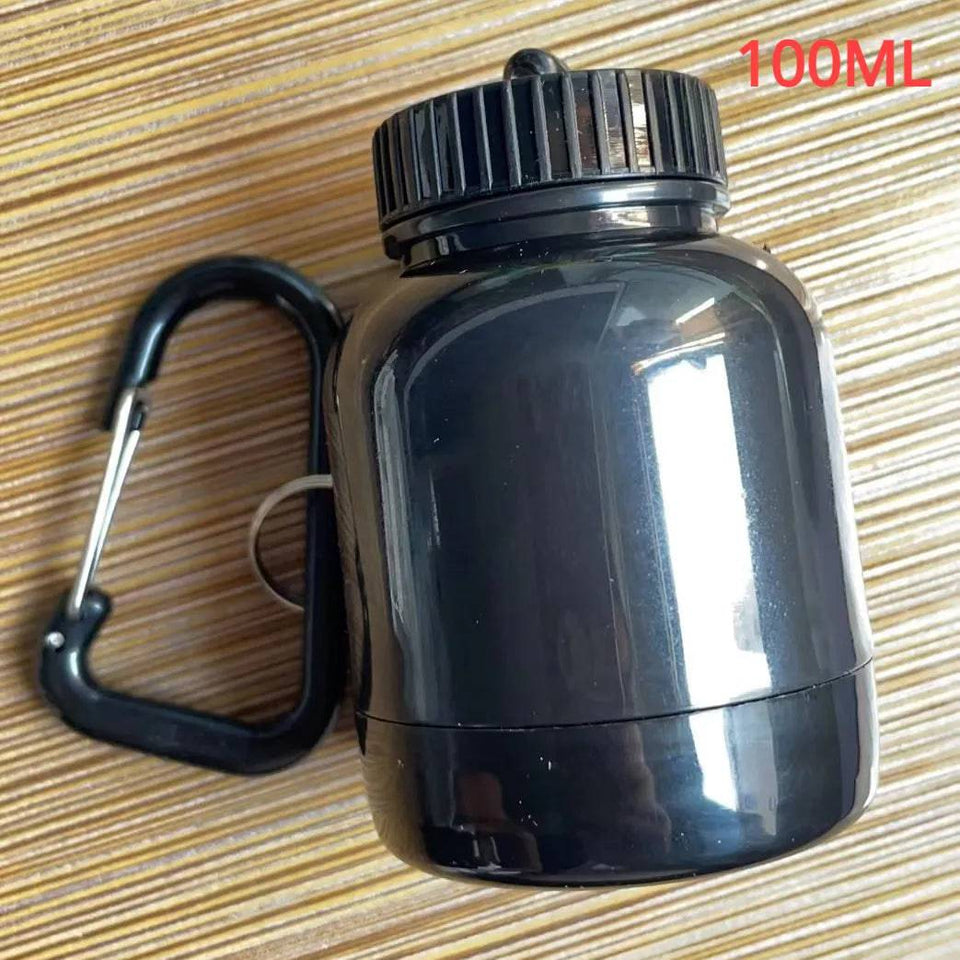 Portable Protein Powder Bottle With Whey Keychain Health Funnel Medicine Box Small Water Cup Outdoor camping Container - Culinarywellbeing