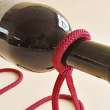 Suspended Rope Wine Bottle Holder - Culinarywellbeing