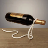 Suspended Rope Wine Bottle Holder - Culinarywellbeing