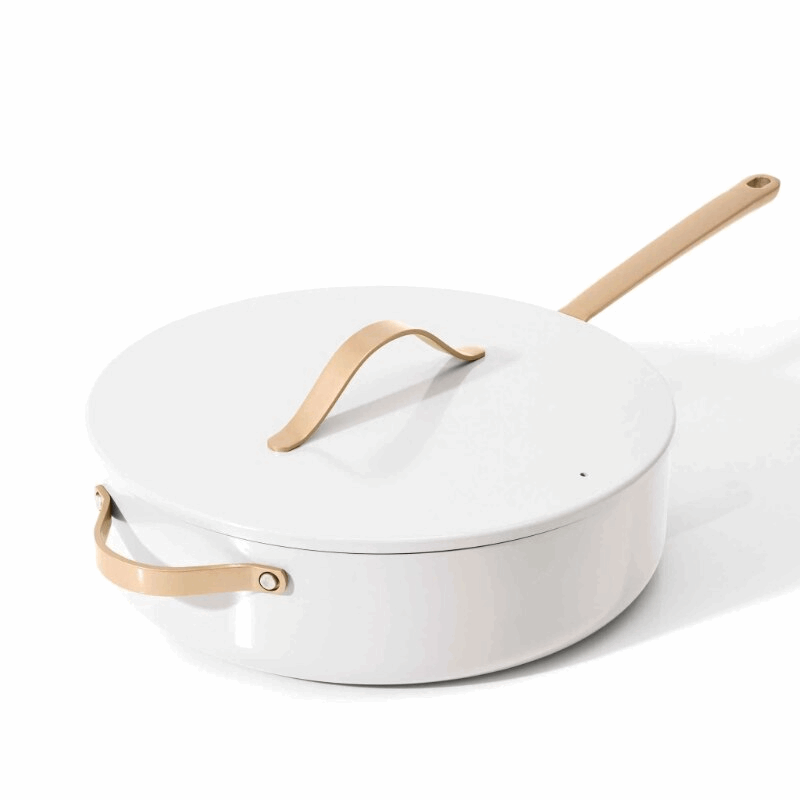 5.5 Quart Ceramic Non-Stick Sauté Pan - Culinarywellbeing