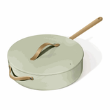 5.5 Quart Ceramic Non-Stick Sauté Pan - Culinarywellbeing