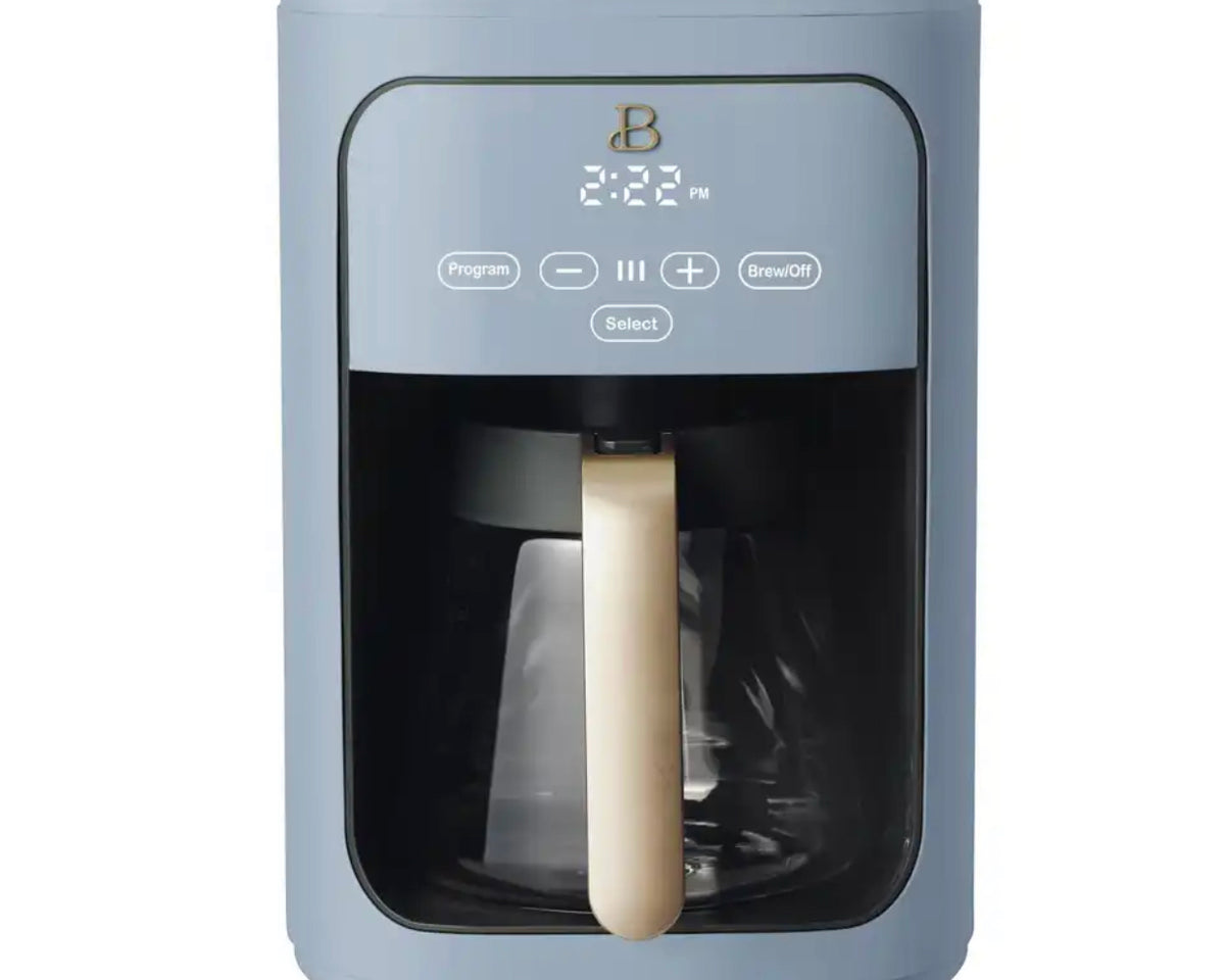 Programmable Touchscreen Coffee Maker, Black Sesame - Culinarywellbeing