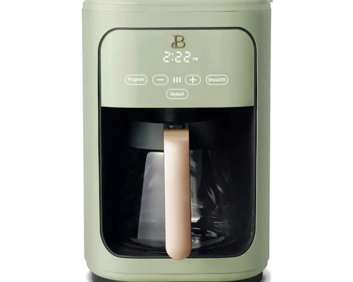 Programmable Touchscreen Coffee Maker, Black Sesame - Culinarywellbeing
