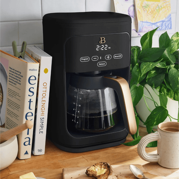 Programmable Touchscreen Coffee Maker, Black Sesame - Culinarywellbeing