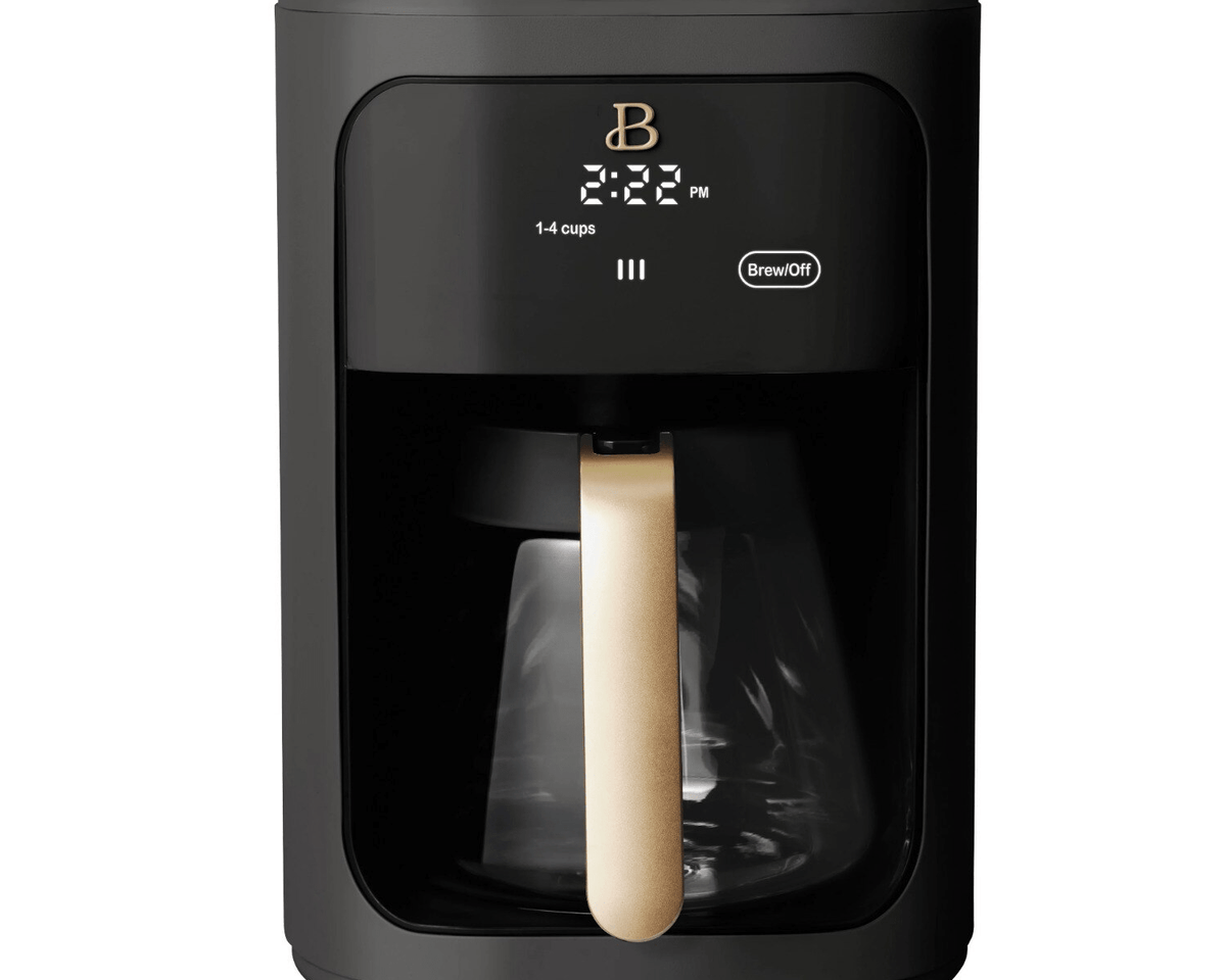 Programmable Touchscreen Coffee Maker, Black Sesame - Culinarywellbeing