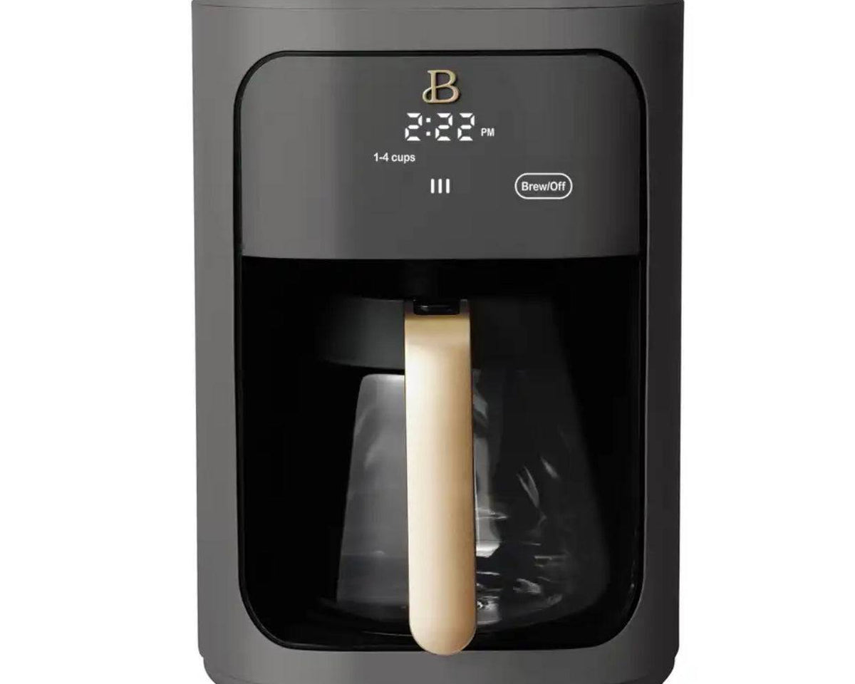 Programmable Touchscreen Coffee Maker, Black Sesame - Culinarywellbeing