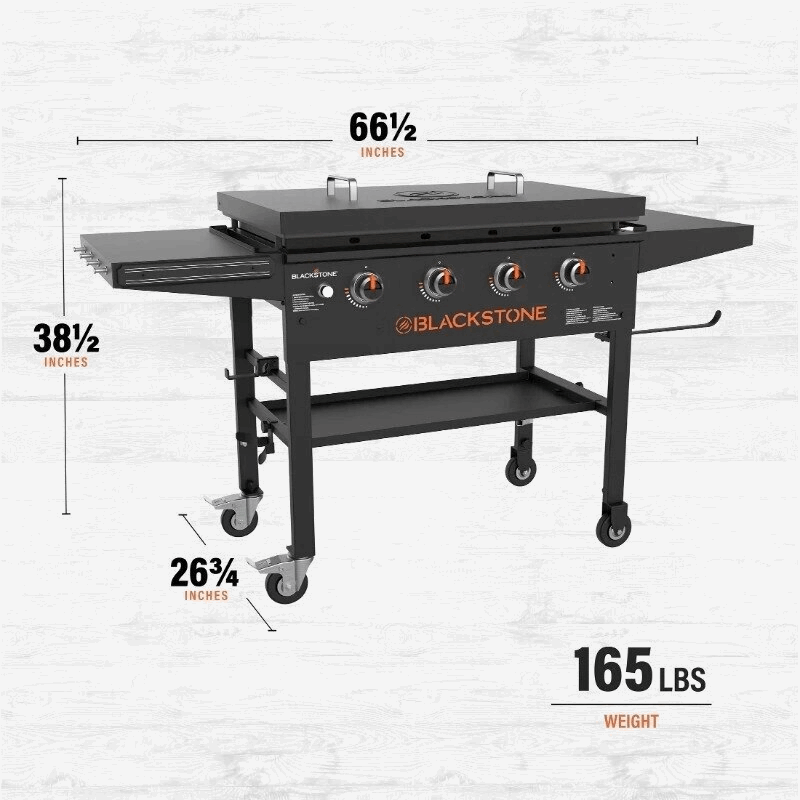 Blackstone 4-Burner 36" Griddle Cooking Station with Hard Cover - Culinarywellbeing