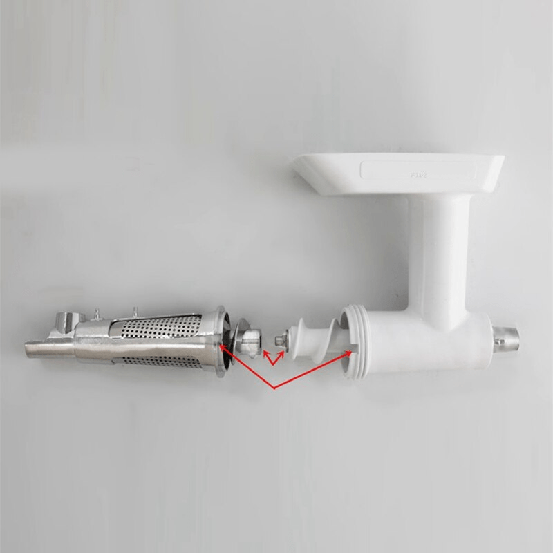 Meat Grinder Attachment For Kitchenaid FGA Mixers, Tomato Juicer Strainer Screw Shaft Filter Sleeve Baffle Accessories - Culinarywellbeing