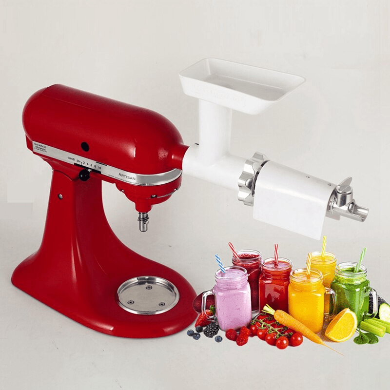 Meat Grinder Attachment For Kitchenaid FGA Mixers, Tomato Juicer Strainer Screw Shaft Filter Sleeve Baffle Accessories - Culinarywellbeing
