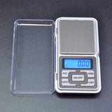 High-precision portable handheld electronic weighing jewelry scale with backlit display.