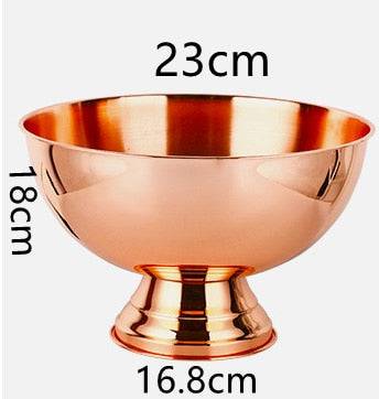 Stainless Steel Champagne Bowl Bucket Keg Double Wall Ice Bucket - Culinarywellbeing