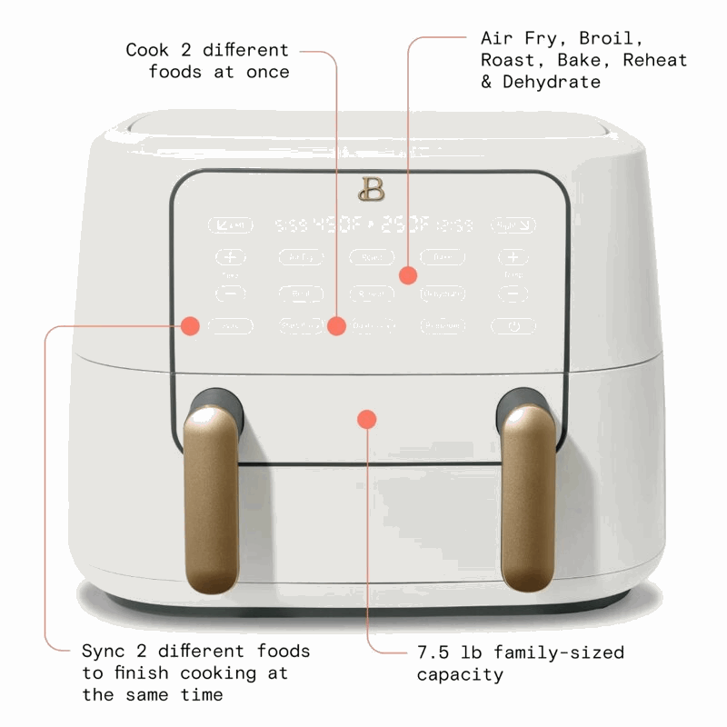 9QT TriZone Air Fryer - Culinarywellbeing